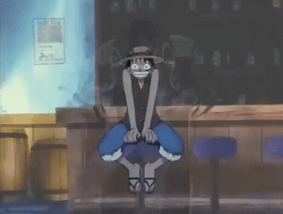Man In Military Uniform Sitting On Bar Stool GIF