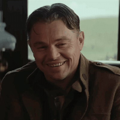 Man In Military Uniform Smiling With Mouth Open GIF