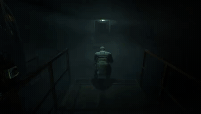 Man In Military Uniform Standing In Darkness GIF