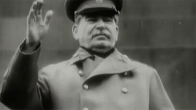Man In Military Uniform Waving GIF