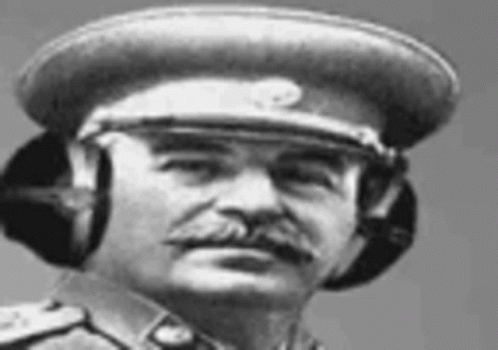 Man In Military Uniform Wearing Headphones GIF