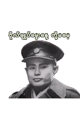 Man In Military Uniform Sticker