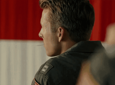 Man In Military Uniform With B Patch GIF