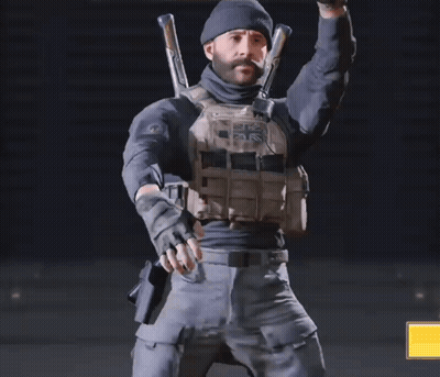 Man In Military Uniform With British Flag GIF