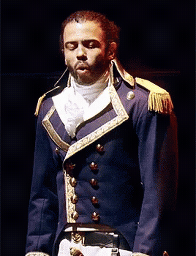 Man In Military Uniform With Eyes Closed GIF