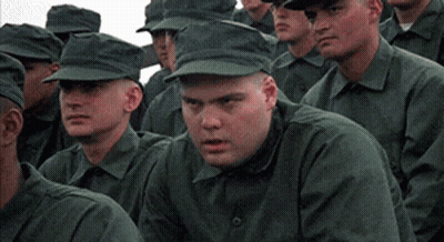 Man In Military Uniform With Hat GIF