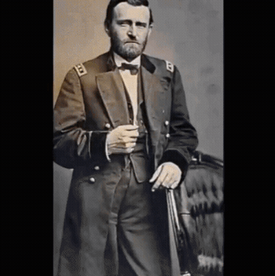 Man In Military Uniform With Letter B On Sleeve GIF