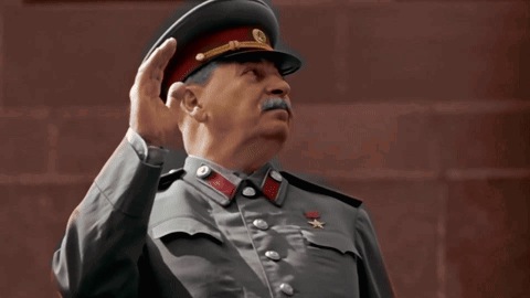 Man In Military Uniform With Medal GIF
