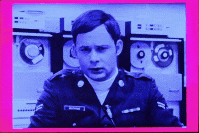 Man In Military Uniform With Smith Name Tag GIF