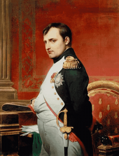 Man In Military Uniform With Sword GIF