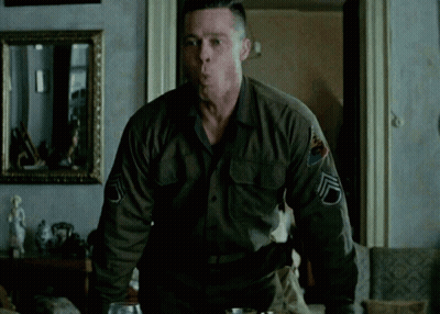 Man In Military Uniform With US Army Patch GIF