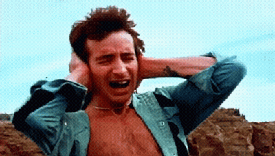 Man In Mullet Says This Got Officially Weird In Diner GIF