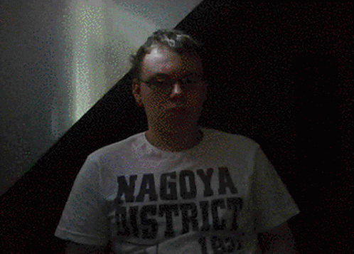 Man In Nagoya District Shirt GIF