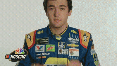 Man In NAPA Racing Jacket Thumbs Up GIF