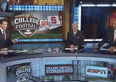 Man In NC State Wolfpack Shirt GIF