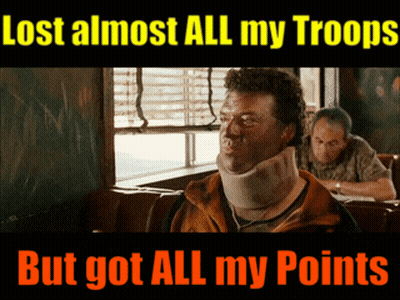 Man In Neck Brace In Diner Lost Almost All My Troops GIF