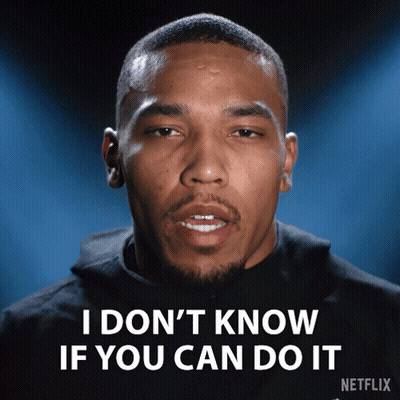 Man In Netflix Ad Says I Don't Know GIF