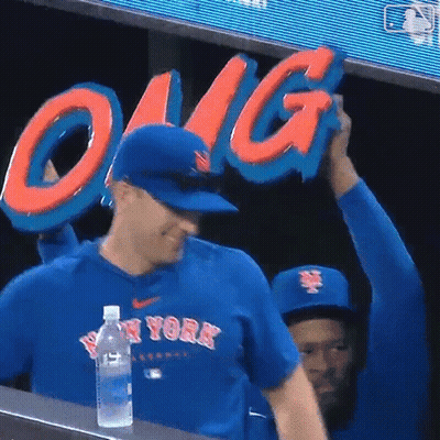 Man In New York Jersey Holding Sign GIF