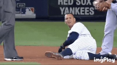 Man In New York Jersey With Crowd GIF