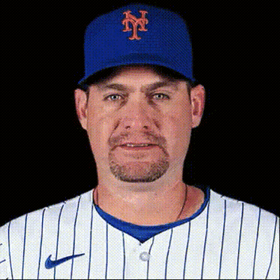 Man In New York Mets Baseball Uniform GIF