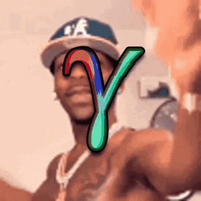 Man In New York Yankees Hat With Letter Y On Chest GIF
