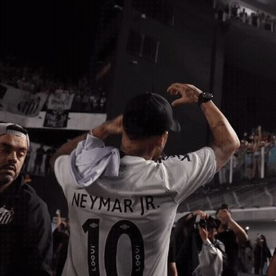 Man In Neymar Jr Shirt GIF