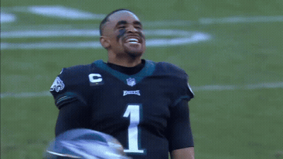 Man In NFL Jersey Number 1 GIF