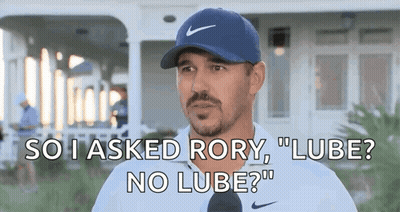 Man In Nike Hat Says No Lube GIF