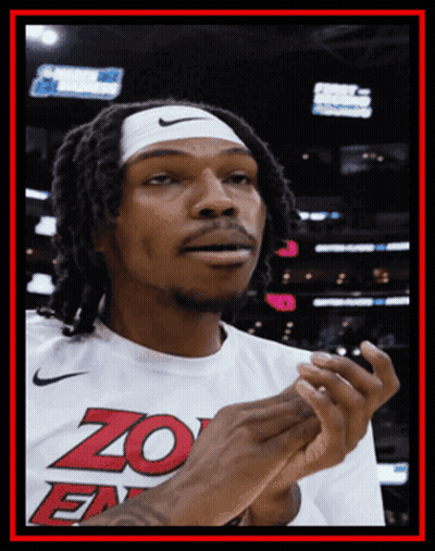 Man In Nike Headband And Zo Shirt GIF