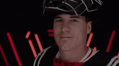 Man In Nike Helmet And Chicago Jersey GIF