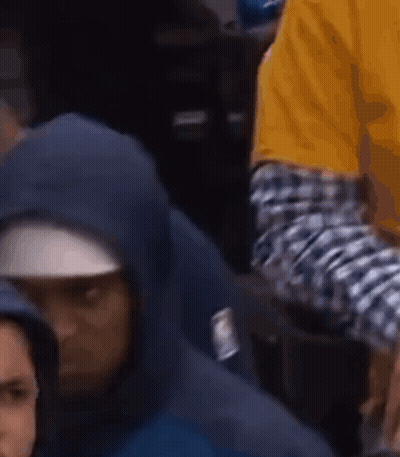 Man In Nike Hoodie And Sweatpants GIF