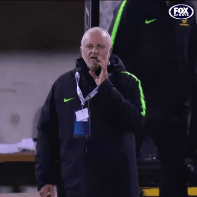Man In Nike Jacket With Fox Sports Logo GIF