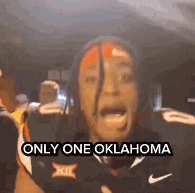 Man In Nike Shirt And Headband Shouting GIF