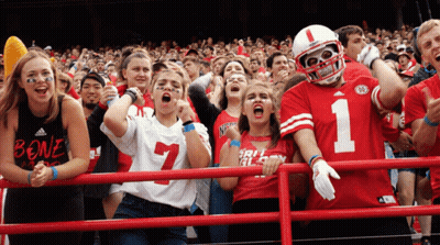 Man In Number 1 Jersey In Front Of Crowd GIF