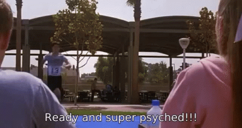 Man In Number 13 Running In Park GIF