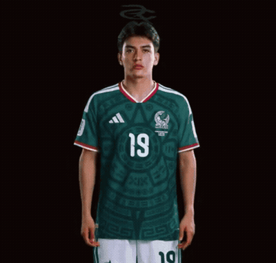 Man In Number 19 Shirt Surrounded By Flames GIF