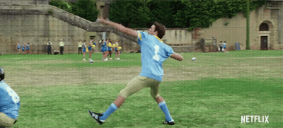 Man In Number 2 Shirt Throwing Soccer Ball GIF