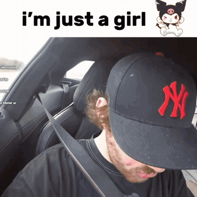 Man In NY Hat Sitting In Driver Seat GIF
