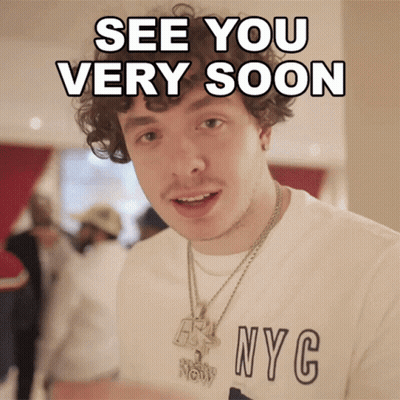 Man In NYC T-Shirt Says See You Very Soon GIF