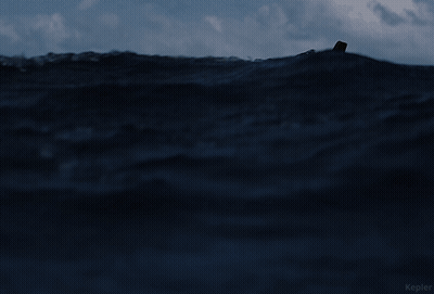Man In Ocean Kepler GIF