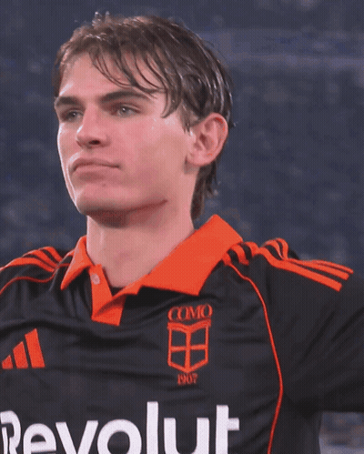 Man In Orange And Black Adidas Shirt GIF