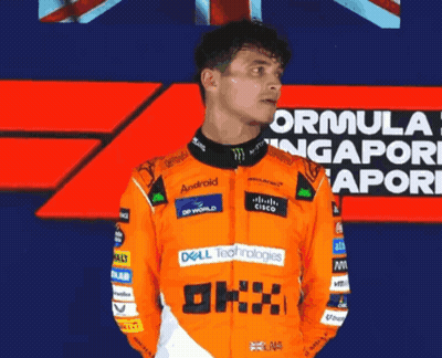 Man In Orange Dell Technologies Jacket GIF