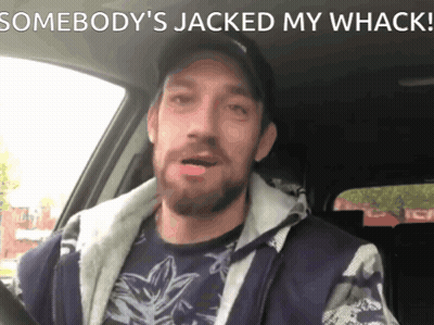 Man In Orange Shirt Saying That's Whack GIF