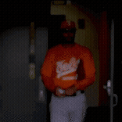 Man In Orange Shirt Saying Vols Baseball GIF