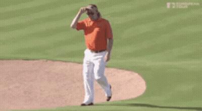 Man In Orange Shirt Throwing Baseball GIF
