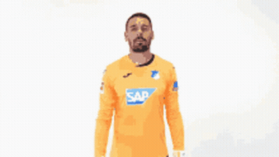 Man In Orange Shirt With Sap GIF