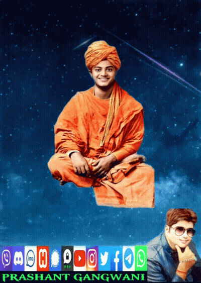 Man In Orange Turban Sitting GIF