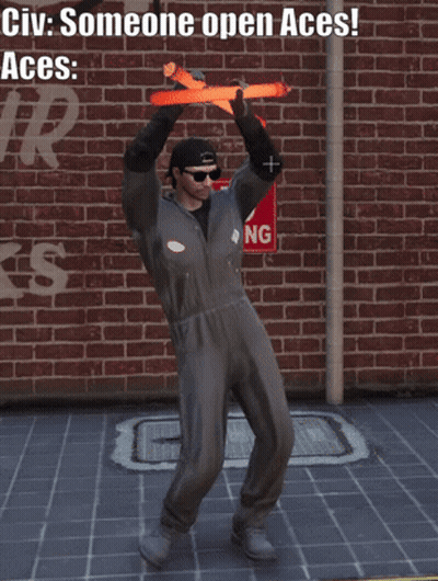 Man In Overalls Holding Glow Sticks In Front Of No Parking Wall GIF