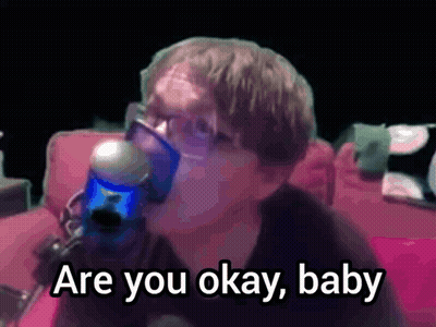 Man In Oxygen Mask Saying Are You Okay Baby GIF