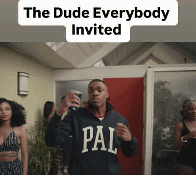 Man In Pale Sweatshirt Holding Cup GIF